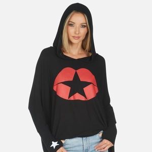 Lauren Moshi Wilma black hoodie.